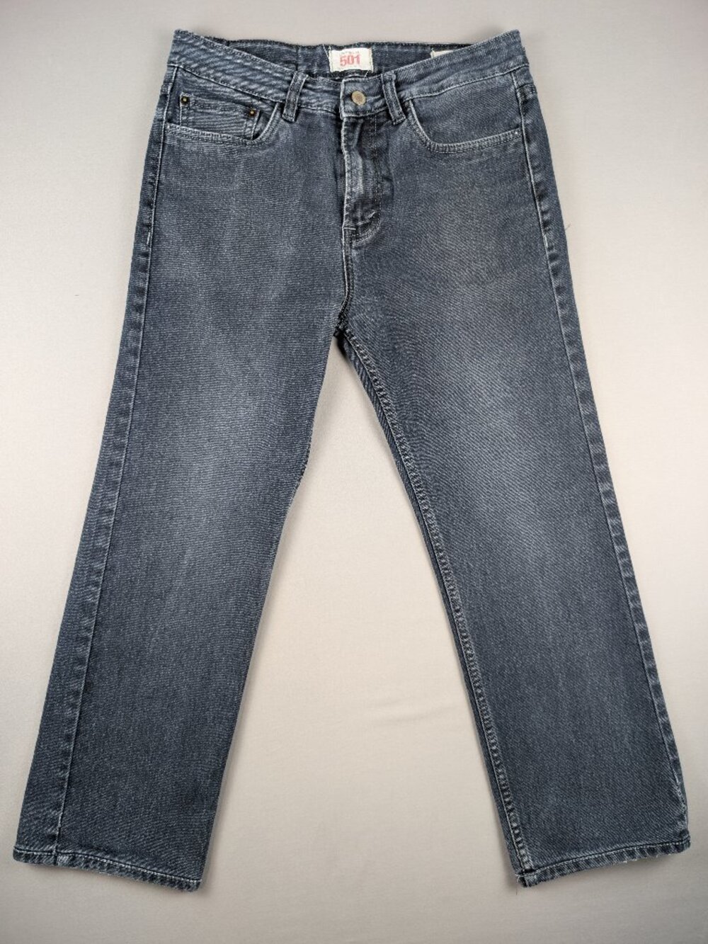 Levi's‎ 501 Button-Fly Charcoal Wash Straight Leg Limited Edition Jeans - 32